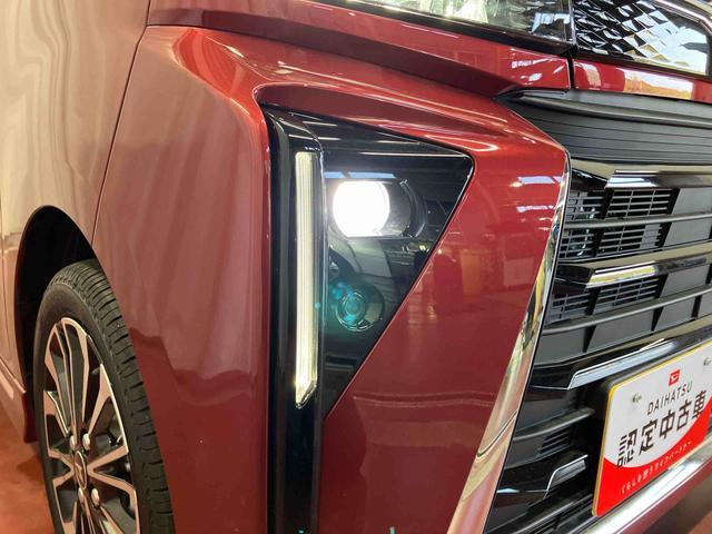 タント カスタムＲＳ　元試乗車　ターボ　両側電動スライドドア　レーンキープアシスト　アイドリングストップ　電動格納ミラー　シートヒーター　オートマチックハイビーム　ＬＥＤヘッドランプ　１オーナー　オートライト　スマートキー（45枚目）