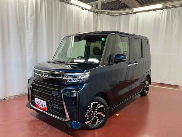 タント カスタムＸ　元試乗車　衝突被害軽減システム　車線逸脱防止　アイドリングストップ　ＬＥＤヘッドランプ　オートライト　シートヒーター　両側電動スライドドア　スマートキー　プッシュスタート　オートマチックハイビーム（2枚目）