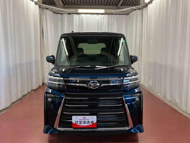 タント カスタムＸ　元試乗車　衝突被害軽減システム　車線逸脱防止　アイドリングストップ　ＬＥＤヘッドランプ　オートライト　シートヒーター　両側電動スライドドア　スマートキー　プッシュスタート　オートマチックハイビーム（3枚目）