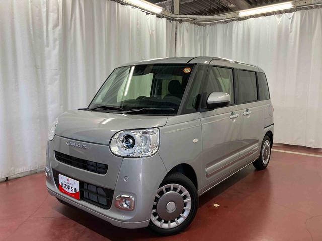 ムーヴキャンバス セオリーＧ　ｅｃｏ　ＩＤＬＥ非装着車　届出済未使用車　元展示車　衝突被害軽減システム　電動格納ミラー　ＬＥＤヘッドランプ　シートヒーター　両側電動スライドドア　禁煙　オートライト　ベンチシート　１オーナー　車線逸脱警報　スマートキー（2枚目）