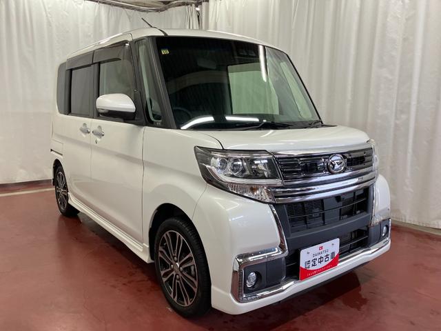 タント カスタムＲＳ　トップエディションリミテッドＳＡＩＩＩ　下取車　ターボ　ナビ　パノラマモニター　ドラレコ　シートヒーター　ＥＴＣ　両側電動スライドドア　ＬＥＤヘッドランプ　スマートキー　オートマチックハイビーム　ＴＶ　アルミホイール　ＤＶＤ　車線逸脱警報（4枚目）