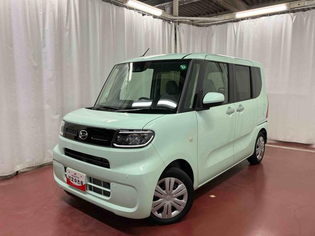 タント Ｘ　ひょう害車　元試乗車　アイドリングストップ　衝突被害軽減システム　電動格納ミラー　スマートキー　ＬＥＤヘッドランプ　車線逸脱警報　オートマチックハイビーム　片側電動両側スライドドア　１オーナー（2枚目）