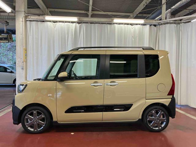 タント ファンクロスターボ　届出済未使用車　元展示車　ターボ　電動格納ミラー　ＬＥＤヘッドランプ　シートヒーター　衝突被害軽減システム　スマートキー　禁煙　アイドリングストップ　１オーナー　オートライト　オートマチックハイビーム（8枚目）