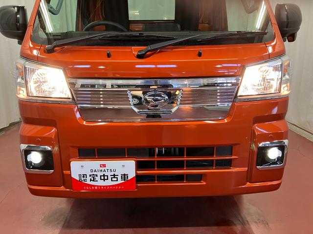 ハイゼットトラック ＥＸＴ　元展示車　４ＷＤ　ＣＶＴ車　届出済未使用車　禁煙車　衝突被害軽減システム　横滑り防止装置　プッシュスタート　ＬＥＤヘッドランプ　オートマチックハイビーム　電動格納ドアミラー　アイドリングストップ（38枚目）