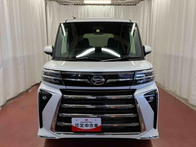 タント カスタムＲＳ　ターボ　ディスプレイオーディオ　衝突被害軽減システム　アイドリングストップ　両側電動スライドドア　ブルートゥース　車線逸脱防止　シートヒーター　ＥＴＣ　スマートキー　衝突安全ボディ　ＬＥＤヘッドランプ（3枚目）