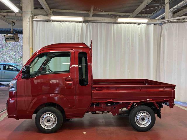 ハイゼットトラック ジャンボエクストラ　届出済未使用車　元展示車　２ＷＤ　ＣＶＴ　電動格納ミラー　オートマチックハイビーム　禁煙　スマ－トキー　両席エアバッグ　オートライト　記録簿付き　ＬＥＤヘッドランプ　アイドリングストップ　１オーナー（8枚目）