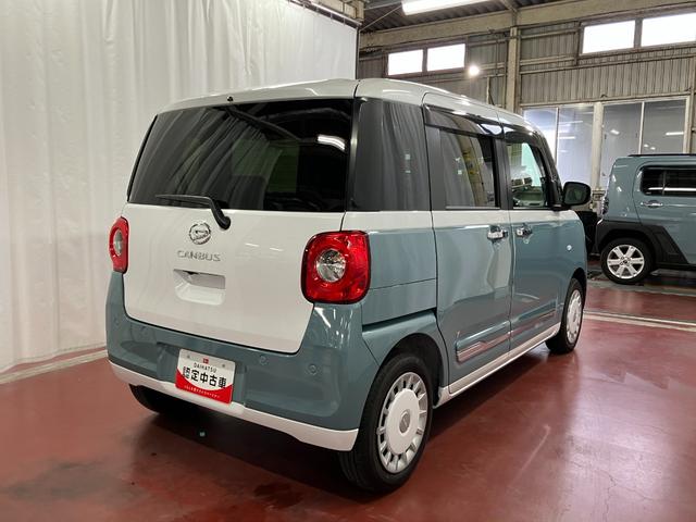 ムーヴキャンバス ストライプスG 1オーナー 両側電動スライドドア 衝突被害軽減システム イモビライザー アイドリングストップ 電動格納式ドアミラー シートヒーター LEDヘッドランプ スマートキー プッシュスタート(7枚目)