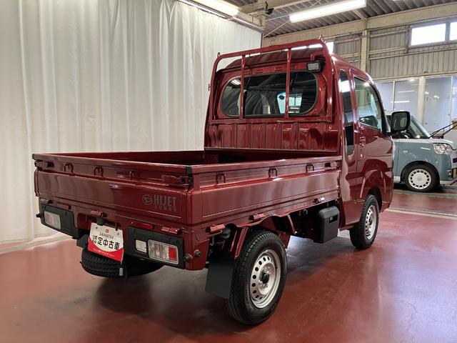 ハイゼットトラック ジャンボエクストラ　元展示車　１オーナー　２ＷＤ　ＣＶＴ車　禁煙車　衝突被害軽減システム　レーンアシスト　プッシュスタート　ＬＥＤヘッドランプ　ＬＥＤフォグランプ　電動格納ミラー　オートマチックハイビーム　スマートキー（5枚目）