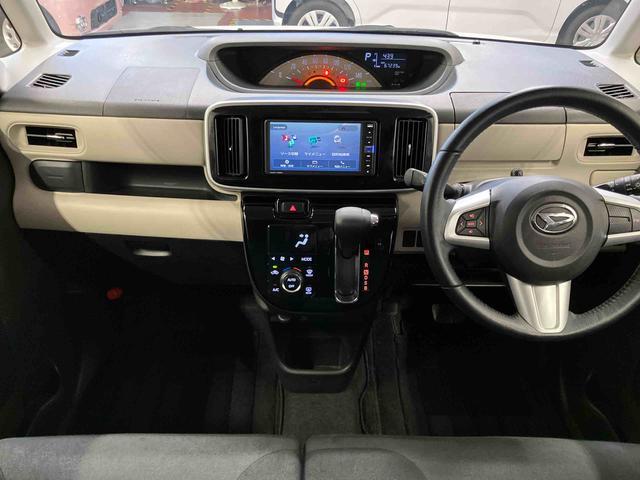 ムーヴキャンバス Ｘブラックインテリアリミテッド　ＳＡＩＩＩ　下取車　ナビ　バックカメラ　衝突安全ボディ　スマートキー　ブルートゥース　ＴＶ　アイドリングストップ　オートライト　オートマチックハイビーム　電動格納ミラー　スマートキー　ＤＶＤ　メモリーナビ（10枚目）