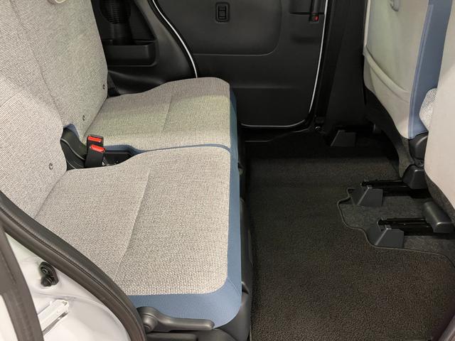 ムーヴキャンバス ストライプスＧ　両側電動スライドドア　衝突被害軽減システム　イモビライザー　アイドリングストップ　電動格納式ドアミラー　シートヒーター　ＬＥＤヘッドランプ　スマートキー　プッシュスタート（35枚目）