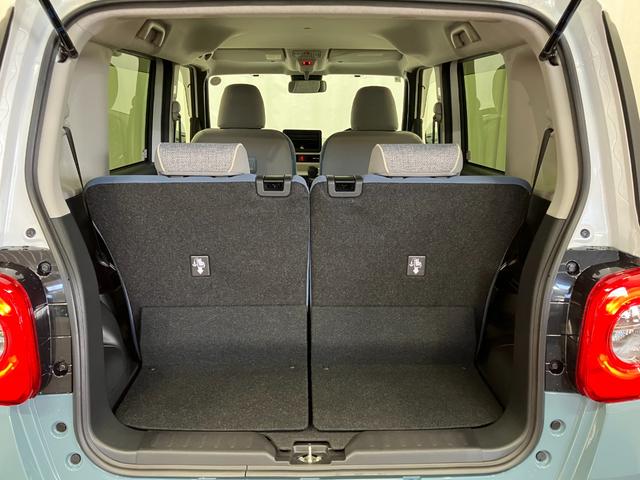 ムーヴキャンバス ストライプスＧ　両側電動スライドドア　衝突被害軽減システム　イモビライザー　アイドリングストップ　電動格納式ドアミラー　シートヒーター　ＬＥＤヘッドランプ　スマートキー　プッシュスタート（37枚目）