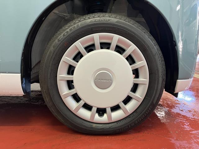 ムーヴキャンバス ストライプスＧ　両側電動スライドドア　衝突被害軽減システム　イモビライザー　アイドリングストップ　電動格納式ドアミラー　シートヒーター　ＬＥＤヘッドランプ　スマートキー　プッシュスタート（44枚目）