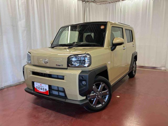 タフト Ｇターボ　届出済未使用車　元展示車　ターボ　１オーナー　禁煙　レーンキープアシスト　盗難防止装置　スマートキー　アイドリングストップ　ＬＥＤヘッドランプ　電動格納ミラー　オートライト　オートマチックハイビーム（2枚目）