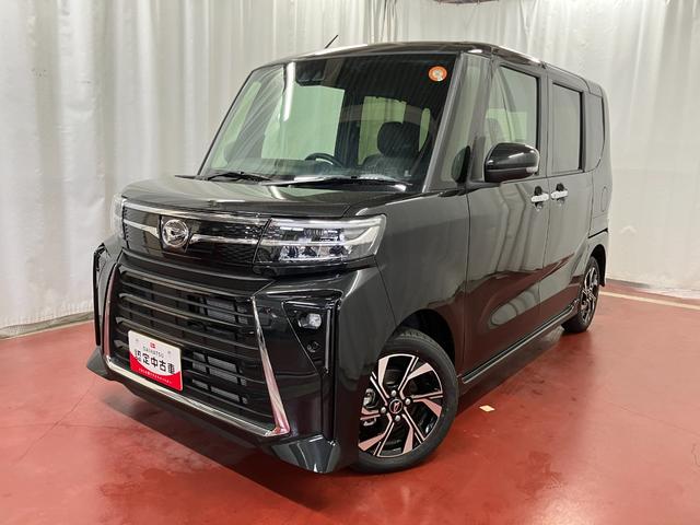 タント カスタムＸ　届出済未使用車　元展示車　衝突被害軽減システム　禁煙　両側電動スライドドア　シートヒーター　スマートキー　ＬＥＤヘッドランプ　オートライト　オートマチックハイビーム　運転席エアバッグ　助手席エアバッグ（2枚目）