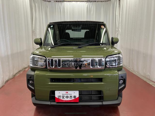 タフト Ｇ　下取車　ＤＶＤオーディオ　パノラマモニター　ＬＥＤヘッドランプ　スマートキー　衝突被害軽減システム　シートヒーター　ＥＴＣ　電動格納ミラー　ＤＶＤ　衝突安全ボディ　オートマチックハイビーム（3枚目）