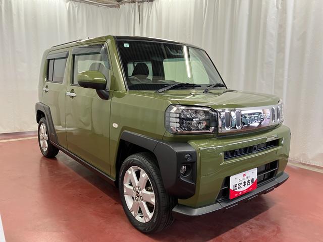 タフト Ｇ　下取車　ＤＶＤオーディオ　パノラマモニター　ＬＥＤヘッドランプ　スマートキー　衝突被害軽減システム　シートヒーター　ＥＴＣ　電動格納ミラー　ＤＶＤ　衝突安全ボディ　オートマチックハイビーム（4枚目）