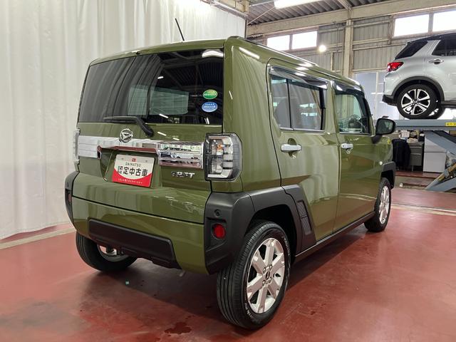 タフト Ｇ　下取車　ＤＶＤオーディオ　パノラマモニター　ＬＥＤヘッドランプ　スマートキー　衝突被害軽減システム　シートヒーター　ＥＴＣ　電動格納ミラー　ＤＶＤ　衝突安全ボディ　オートマチックハイビーム（5枚目）