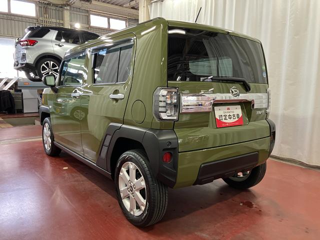 タフト Ｇ　下取車　ＤＶＤオーディオ　パノラマモニター　ＬＥＤヘッドランプ　スマートキー　衝突被害軽減システム　シートヒーター　ＥＴＣ　電動格納ミラー　ＤＶＤ　衝突安全ボディ　オートマチックハイビーム（7枚目）