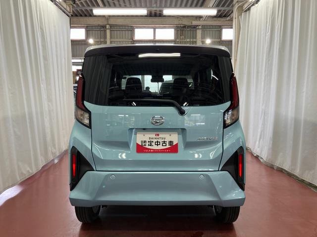 ムーヴ Ｇ　届出済未使用車　元展示車　片側電動両側スライドドア　オートマチックハイビーム　ＬＥＤヘッドランプ　ベンチシート　禁煙　スマートキー　プッシュスタート　電動格納ミラー　アイドリングストップ　オートライト（6枚目）