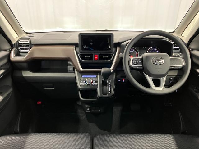 ムーヴ Ｇ　届出済未使用車　元展示車　片側電動両側スライドドア　オートマチックハイビーム　ＬＥＤヘッドランプ　ベンチシート　禁煙　スマートキー　プッシュスタート　電動格納ミラー　アイドリングストップ　オートライト（10枚目）