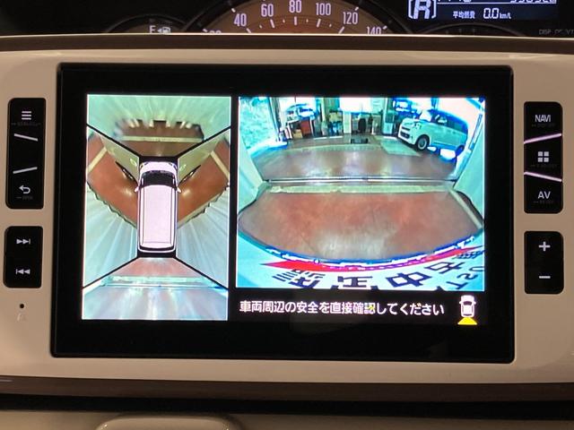 ムーヴキャンバス Ｇメイクアップ　ＳＡＩＩ　下取車　ナビ　ブルートゥース　ＥＴＣ　ドライブレコーダー　パノラマモニター　衝突被害軽減システム　スマートキー　両側電動スライドドア　電動格納ミラー　運転席エアバッグ　助手席エアバッグ　衝突安全ボディ（14枚目）