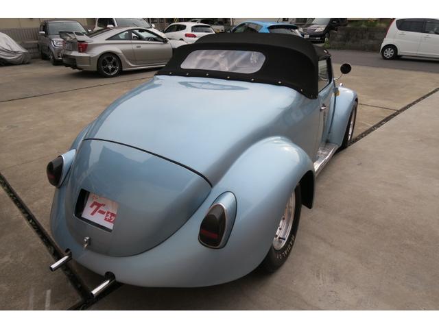 ビートル 2シーター ロードスター スピードスター15インチアルミホイール 走行距離59,870Km 4速ミッション車 社外ウッドステアリング(9枚目)