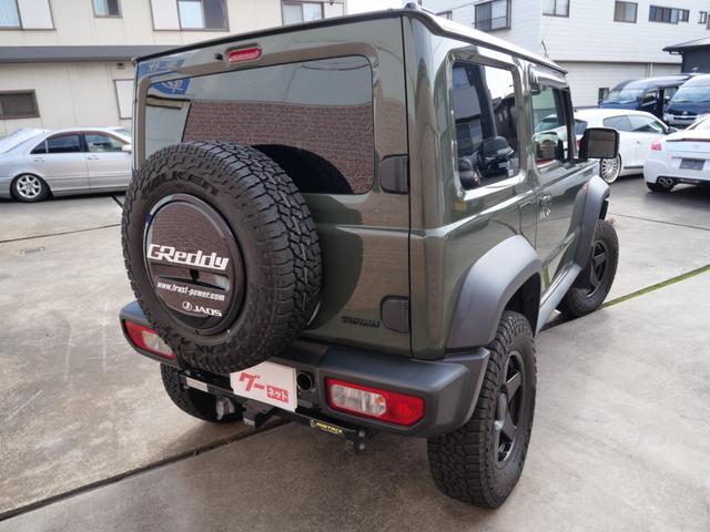 ジムニーシエラ ＪＣ　社外ターボ　トラスト制ボルトオンＴＢキット　社外クラッチ　ナビ　フルセグ　バックモニター　リフトアップ　社外マフラー　シートヒーター　ＥＴＣ　バックモニター　社外１６インチアルミホイール（9枚目）