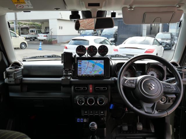 ジムニーシエラ ＪＣ　社外ターボ　トラスト制ボルトオンＴＢキット　社外クラッチ　ナビ　フルセグ　バックモニター　リフトアップ　社外マフラー　シートヒーター　ＥＴＣ　バックモニター　社外１６インチアルミホイール（14枚目）