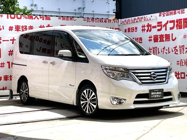 セレナ ハイウェイスター　Ｖセレ＋セーフティＩＩ　ＳＨＶ　ＦＵ０６５３　純正８インチナビ　ＤＶＤ　ＳＤ　ＢＴ　フルセグ　バックカメラ　ＥＴＣ　純正フリップダウン　アラウンドビューモニター　クルーズコントロール　エマージェンシーブレーキ　車線逸脱防止機能（6枚目）