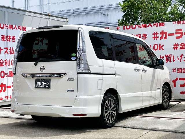 セレナ ハイウェイスター　Ｖセレ＋セーフティＩＩ　ＳＨＶ　ＦＵ０６５３　純正８インチナビ　ＤＶＤ　ＳＤ　ＢＴ　フルセグ　バックカメラ　ＥＴＣ　純正フリップダウン　アラウンドビューモニター　クルーズコントロール　エマージェンシーブレーキ　車線逸脱防止機能（9枚目）