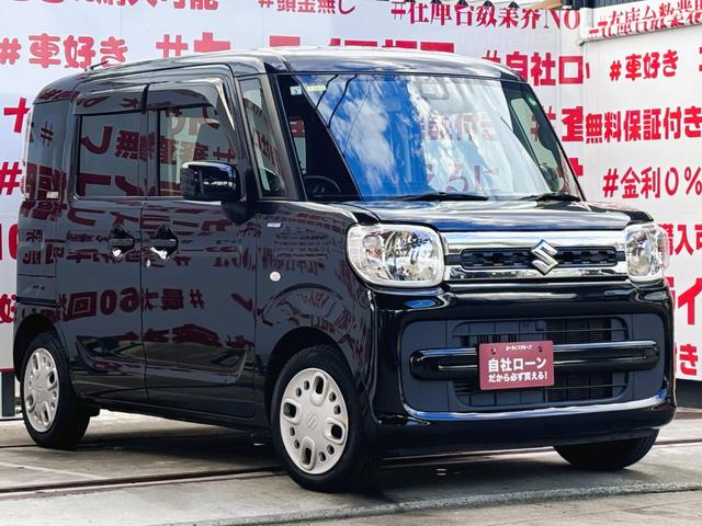 スペーシア ハイブリッドＸ　ＦＵ０６９４　ストラーダメモリーナビ　ＣＤ　地デジワンセグ　Ｂｌｕｅｔｏｏｔｈ　ハンズフリー　ビルトインＥＴＣ　バニティミラー付きサンバイザー　ドアバイザー　ウィンカー付き電動格納ドアミラー（6枚目）