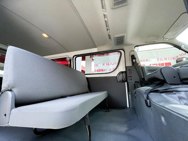 ハイエースバン ロングＤＸ　ＧＬパッケージ　ＦＵ１３４２　ＧＲ仕様車　新車コンプリート　ディーラーオプション　メッキドアミラー　ＴＲＤフロントスポイラー　リアスポイラー　サイドスカート　マッドクロス１６インチＡＷ　ホワイトレターＲＴタイヤ（52枚目）