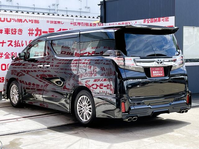 ヴェルファイア ３．５ＺＡ　ＦＵ１５８３　ＬＥＤヘッドライト　フォグランプ　オートライト　両側パワースライドドアー　　純正フリップダウン　ＴＲＤハーフ３点エアロ　ＴＲＤ４本出しマフラー　後期ハイブリッド純正１７ＡＷ（32枚目）
