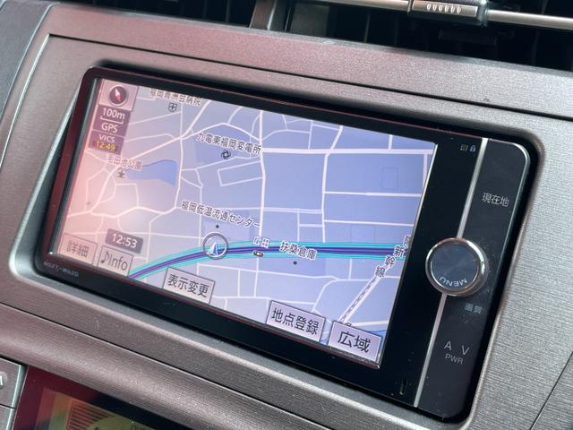 プリウス Ｓ　ＦＵ１６０４　純正ＨＤＤナビ　ＤＶＤ　ＳＤ　Ｂｌｕｅｔｏｏｔｈ　フルセグ　バックカメラ　ビルトインＥＴＣ　ＨＩＤヘッドライト　フォグランプ　オートライト　前後ドライブレコーダー　純正１５インチＡＷ（26枚目）