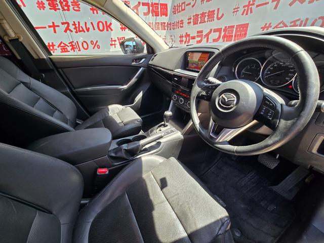 ＣＸ－５ ＸＤ　Ｌパッケージ　ＦＵ１６２１　ストラーダＨＤＤナビ　ＣＤ　ＤＶＤ　ＭＳＶ　ＳＤ　地デジフルセグ　Ｂｌｕｅｔｏｏｔｈ　ハンズフリー　バックカメラ　サイドカメラ　ＥＴＣ　革巻ハンドル　ステアリングスイッチ　クルコン（18枚目）