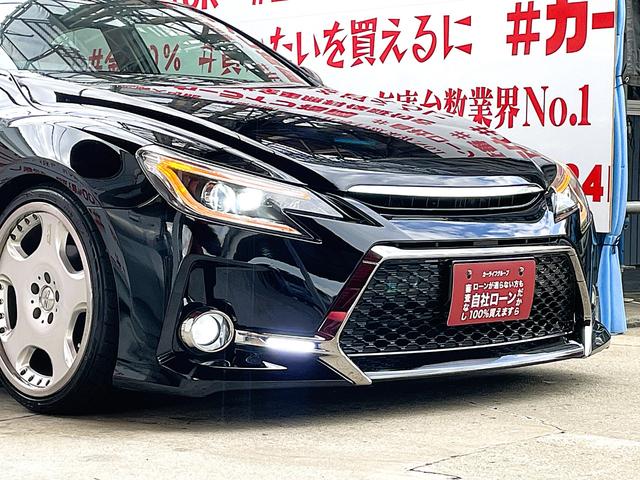マークＸ ２５０Ｇ　Ｆパッケージ　ＦＵ１７１７　ＢＴ　ＵＳＢ　ＨＤＭＩ　フルセグ　バックカメラ　ＥＴＣ　プッシュスタート　スマートキー　ＬＥＤヘッド　ＬＥＤフォグ　デイライト　社外ヘッド　社外テール　車高調　前後ドラレコ　ＯＺ１９ＡＷ（9枚目）