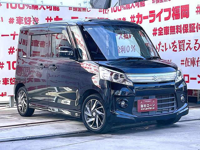 スペーシアカスタム ＴＳ　ＦＵ１８０８　カロッツェリアナビ　ＤＶＤ　ＳＤ　ＢＴ　ワンセグ　ＥＴＣ　ＨＩＤヘッド　フォグ　両側パワースライドドア　オーバーヘッドコンソール　アイドリングストップ　レザー調シートカバー　純正１５ＡＷ（6枚目）
