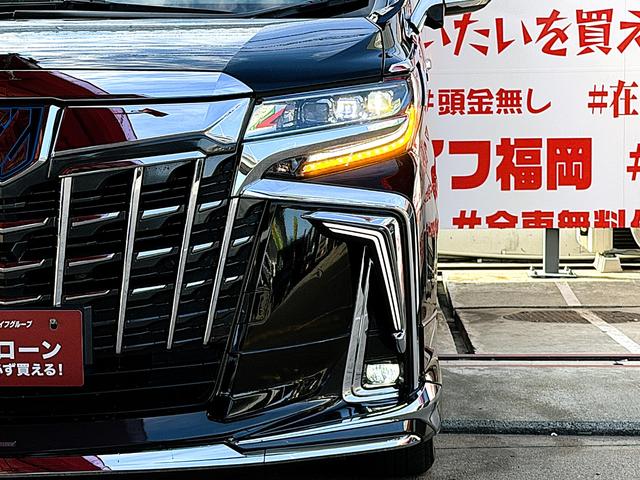 アルファードハイブリッド SR Cパッケージ FU1917 黒本革シート 2列目エグゼクティブパワーシート ツインムーンルーフ デジタルインナーミラー アルパイン12.8インチフリップダウンモニター レーダークルコン シグネチャーイルミブレード(8枚目)
