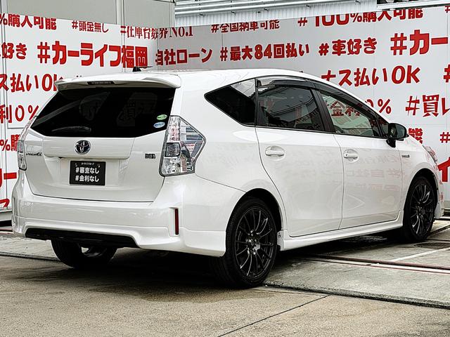 プリウスアルファ Ｓ　Ｌセレクション　ＦＵ１９２５　ステアリングスイッチ　プッシュスタート　スマートキー　ＬＥＤヘッドライト　オートライト　ドライブレコーダー　社外ハーフ３点エアロ　ウェッズスポーツ１８インチＡＷ（10枚目）