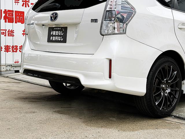 プリウスアルファ Ｓ　Ｌセレクション　ＦＵ１９２５　ステアリングスイッチ　プッシュスタート　スマートキー　ＬＥＤヘッドライト　オートライト　ドライブレコーダー　社外ハーフ３点エアロ　ウェッズスポーツ１８インチＡＷ（13枚目）