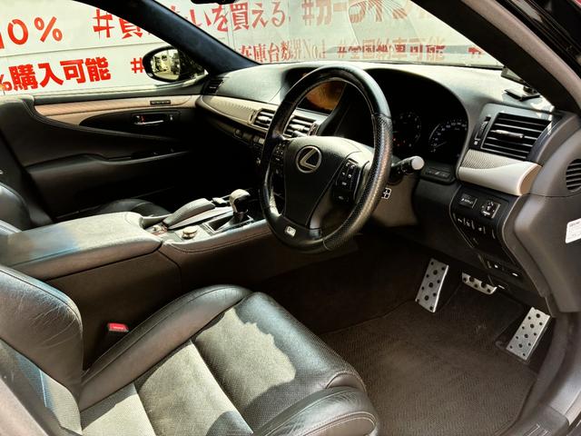 LS LS460 Fスポーツ FU1916 純正HDDナビ 地デジフルセグTV CD DVD HDD Bluetooth ビルトインETC バックカメラ 前後障害物センサー ステアリングSW パドルシフト オートライト(12枚目)