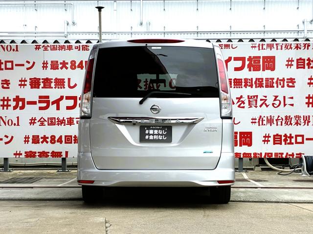 セレナ ハイウェイスター　Ｖセレクション　ＦＵ１８９９　エクリプスＨＤＤナビ　地デジフルセグＴＶ　ＣＤ　ＤＶＤ　バックカメラ　アルパイン製フリップダウンモニター　ビルトインＥＴＣ　ステアリングスイッチ　オートライト　ＨＩＤヘッドライト（9枚目）