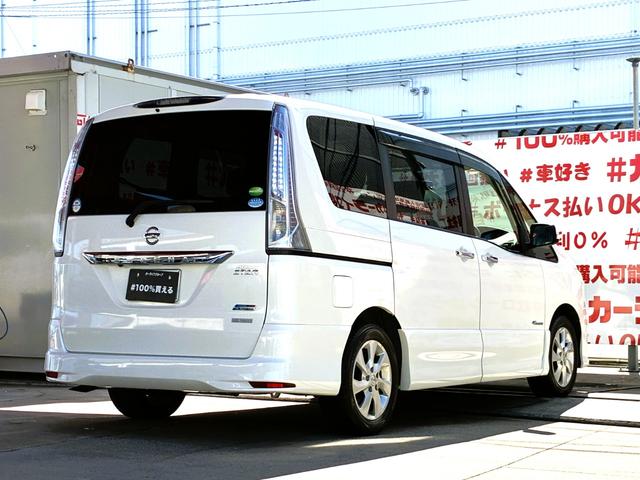 セレナ ハイウェイスター S-ハイブリッド Vセレクション FU1924 純正SDナビ 地デジフルセグTV CD DVD Bluetooth バックカメラ ステアリングSW オートライト HIDヘッドライト フォグライト アイドリングストップ 横滑り防止装置(8枚目)