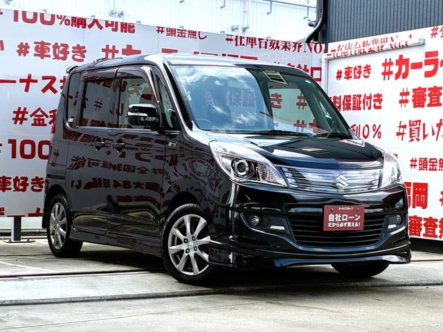 ソリオ ブラック&ホワイト アイドリングストップ FU1931 ケンウッドメモリーナビ 地デジワンセグTV CD DVD バックカメラ ETC ステアリングSW オートライト HIDヘッドライト フォグライト オートエアコン 左右電動スライドドア(7枚目)