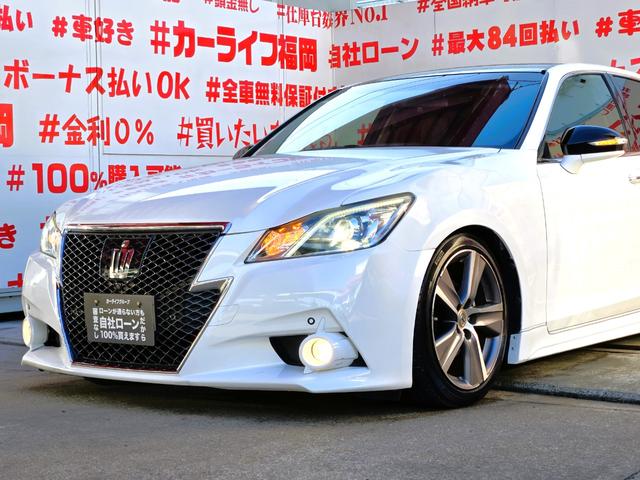 クラウンハイブリッド アスリートＳ　ＦＵ１９３７　純正８インチＨＤＤナビ　ＣＤ　ＤＶＤ　ＭＳＶ　地デジフルセグ　Ｂｌｕｅｔｏｏｔｈ　ハンズフリー　バックカメラ　ビルトインＥＴＣ　革巻ハンドル　ステアリングスイッチ　クルーズコントロール（3枚目）