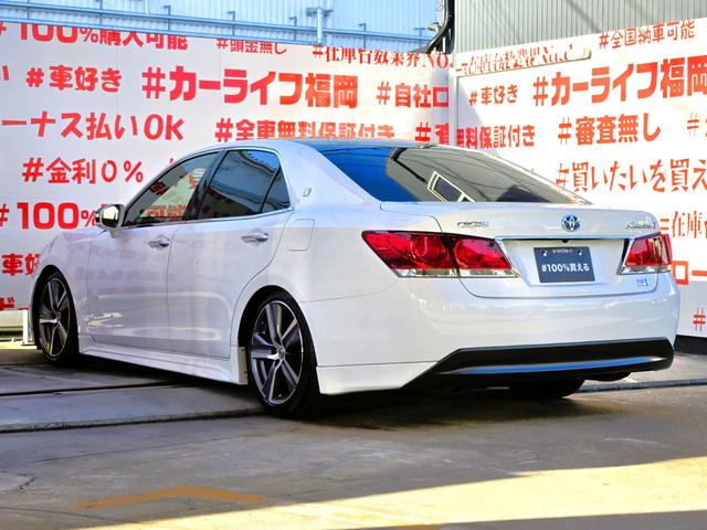 クラウンハイブリッド アスリートＳ　ＦＵ１９３７　純正８インチＨＤＤナビ　ＣＤ　ＤＶＤ　ＭＳＶ　地デジフルセグ　Ｂｌｕｅｔｏｏｔｈ　ハンズフリー　バックカメラ　ビルトインＥＴＣ　革巻ハンドル　ステアリングスイッチ　クルーズコントロール（10枚目）