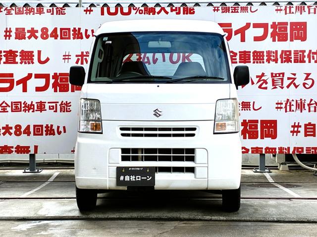 エブリイ PA FU1962 チューナーラジオ パワーステアリング ヘッドライトレベライザー 集中ドアロック 両側スライドドア ドアバイザー 運転席・助手席エアバック 12インチスチールホイール(2枚目)