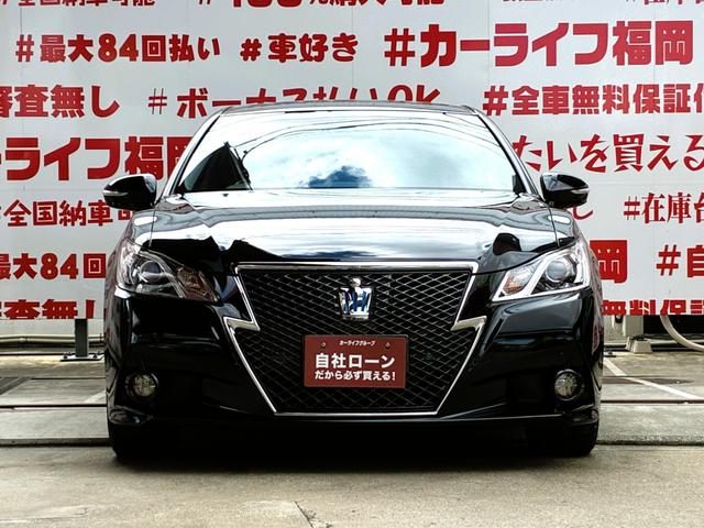 クラウンハイブリッド アスリートS FU1942 純正マルチナビ フルセグTV CD DVD HDD USB Bluetooth バックカメラ 前後障害物センサー ビルトインETC ステアリングスイッチ オートライト LEDヘッドライト(2枚目)