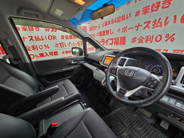 ステップワゴンスパーダ Ｚ　クールスピリット　ＦＵ１９６９　純正インターナビ　ＣＤ　ＤＶＤ　ＭＳＶ　地デジフルセグ　バックカメラ　ビルトインＥＴＣ　革巻ハンドル　ステアリングスイッチ　クルーズコントロール　パドルシフト　オートライト（15枚目）