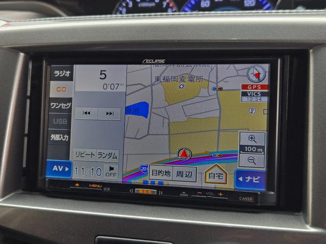 ソリオ ハイブリッドMX FU1988 エクリプスSDナビ CD 地デジ1セグ ETC クルーズコントロール LEDヘッドライト LEDフォグランプ 両側スライドドア 左側パワースライドドア 横滑り防止装置 車線逸脱警報装置(24枚目)